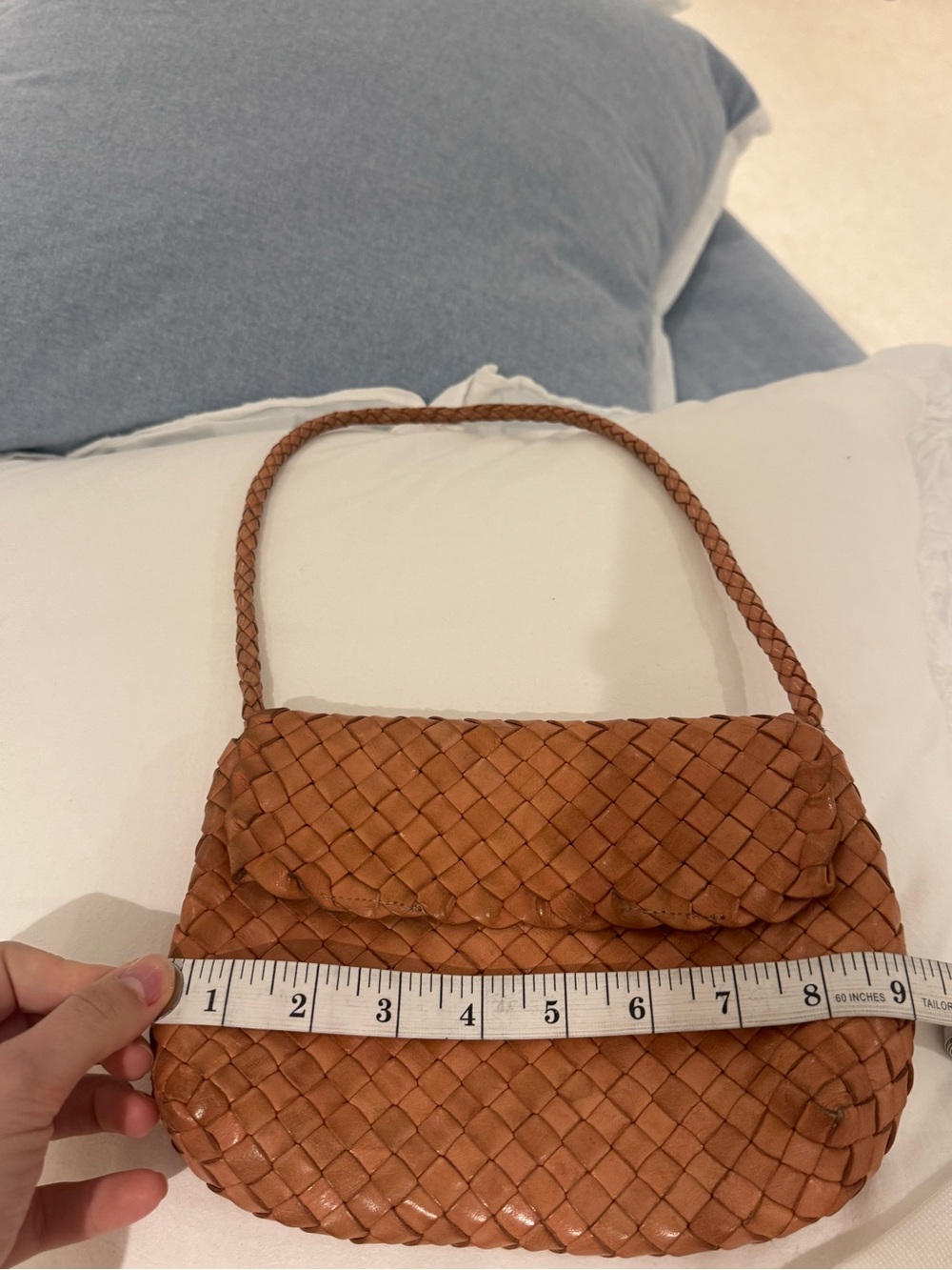 Loeffler Randall Billie Woven Leather Shoulder Bag - Picture 15 of 16
